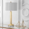 Safavieh Perri 30-Inch Gold Table Lamp - Set of 2 with LED Bulbs -Safavieh Furniture GUEST b959b39b c95c 4cf4 aada 5f566213d7b4