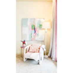 Safavieh Torc White Floor Lamp with LED Bulb - LIT4471 -Safavieh Furniture GUEST ba0117e2 8f0a 40e0 bf6a 8bda70b7e96a