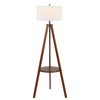 Safavieh Faris 62" Floor Lamp in Walnut 3 Safavieh Faris 62" Floor Lamp in Walnut