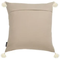 Safavieh Celine Tree Holiday Pillow - 18"x18" Beige Velvet