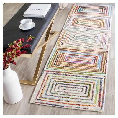 Safavieh Ivy Collection Hand-Tufted Cotton & Wool Area Rug 4 Safavieh Ivy Collection Hand-Tufted Cotton & Wool Area Rug - Image 2