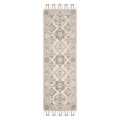 Safavieh Carolyn Medallion Tufted Wool Area Rug 6 Safavieh Carolyn Medallion Tufted Wool Area Rug - Image 4