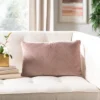 Safavieh Harper Quilt Pillow - Rose Velvet Diamond Quilted Throw Pillow 1 Safavieh Harper Quilt Pillow - Rose Velvet Diamond Quilted Throw Pillow -Safavieh Furniture GUEST bfd79578 e813 4a7d 888e de60a503e84e