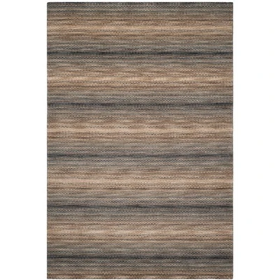 Safavieh Dixie Stripe Hand-Loomed Contemporary Wool Area Rug 8 Safavieh Dixie Stripe Hand-Loomed Contemporary Wool Area Rug - Image 6