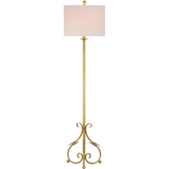 Safavieh Elisa Baroque Gold Floor Lamp - LIT4346