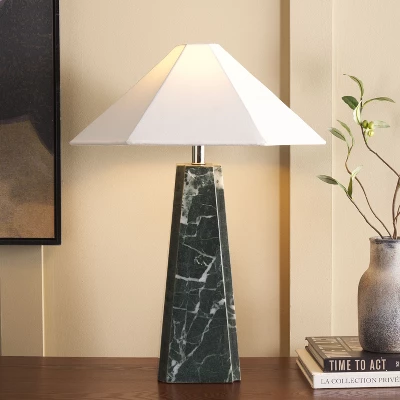 Safavieh Rylan 27.5" Green Marble Table Lamp - TBL2026 4 Safavieh Rylan 27.5" Green Marble Table Lamp - TBL2026 - Image 2