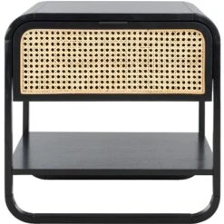 Safavieh Yunis 1-Drawer and Open Shelf Nightstand in Black and Rattan 28 Safavieh Yunis 1-Drawer and Open Shelf Nightstand in Black and Rattan -Safavieh Furniture GUEST c20547ea 133b 4d19 9016 38960404eb2c