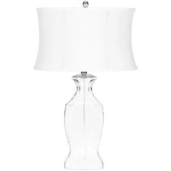 Safavieh Wendy 28-Inch Clear Glass Table Lamp Set (Set of 2) -Safavieh Furniture GUEST c2ccf79c 147c 47b0 978f f10e6822cb16
