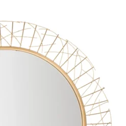 Safavieh Elsie Contemporary Gold Round Wall Mirror -Safavieh Furniture GUEST c2fccaa3 bde0 40a9 8f5f c0b224a26951