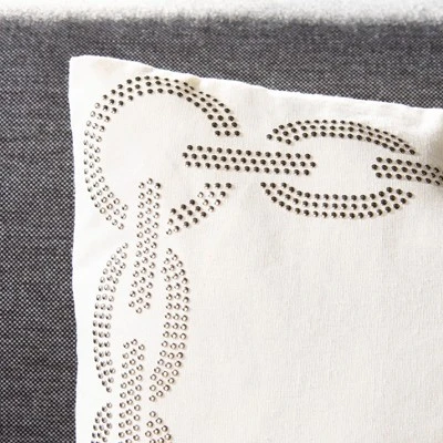 Safavieh Sibine Cotton Embroidered Throw Pillows - Set of 2 5 Safavieh Sibine Cotton Embroidered Throw Pillows - Set of 2 - Image 3