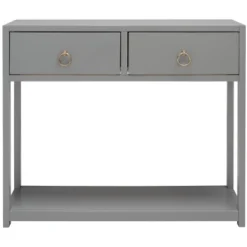 Safavieh Sadie Console Table with 2 Drawers - Navy Blue -Safavieh Furniture GUEST c45ff7fa c188 4e33 a046 c7be043c02b2