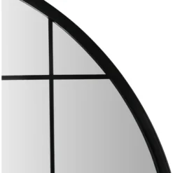 Safavieh Simmie Black Geometric Wall Mirror -Safavieh Furniture GUEST c4a09da6 f594 43b5 8520 164478b2adde