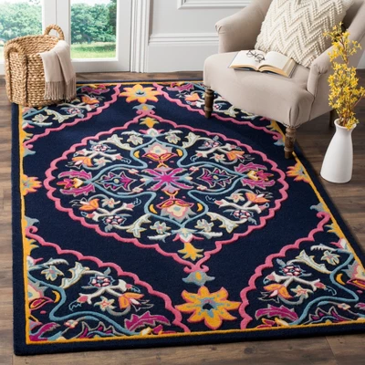 Safavieh Erin Medallion Hand-Tufted Wool Area Rug 3 Safavieh Erin Medallion Hand-Tufted Wool Area Rug