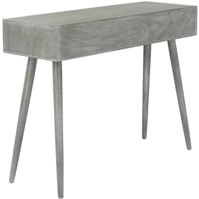 Albus 3 Drawer Console Table- Slate Grey - Safavieh 7 Albus 3 Drawer Console Table- Slate Grey - Safavieh - Image 5