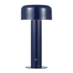 Safavieh Bonny 13.375" Rechargeable LED Table Lamp in Dark Blue