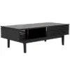 Safavieh Aricia 2-Door Coffee Table with Slatted Wood Details