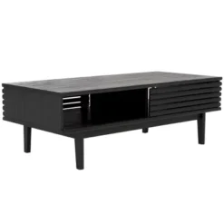 Safavieh Aricia 2-Door Coffee Table with Slatted Wood Details