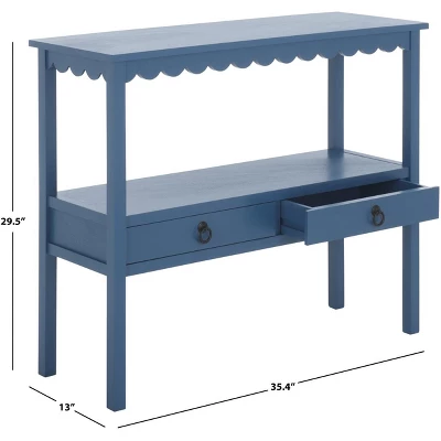 Safavieh Haven Lower 2-Drawer Console in Natural Pine 11 Safavieh Haven Lower 2-Drawer Console in Natural Pine - Image 9