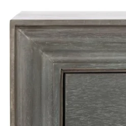 Safavieh Couture Blaise Nightstand with Storage - Ash Grey -Safavieh Furniture GUEST ca14e988 1418 482d ab0f 0976c90ac7e7