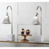 Safavieh Charley 26" Nickel and White Desk Lamp (Set of 2) 1 Safavieh Charley 26" Nickel and White Desk Lamp (Set of 2) -Safavieh Furniture GUEST caf8f34a dd14 4cc7 99b3 e9e18ce9a544