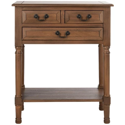Safavieh Primrose 3-Drawer Console Table with Storage Shelf 15 Safavieh Primrose 3-Drawer Console Table with Storage Shelf - Image 13