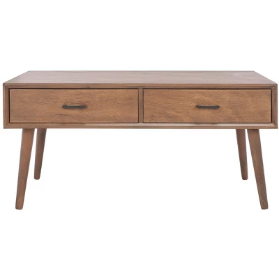 Safavieh Mozart Mid-Century Coffee Table with 2 Storage Drawers 11 Safavieh Mozart Mid-Century Coffee Table with 2 Storage Drawers - Image 9