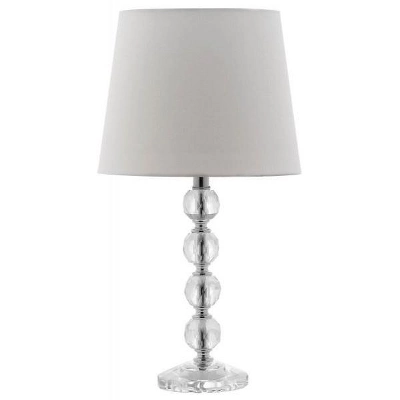 Safavieh Nola 16-Inch Stacked Crystal Ball Table Lamp Set - Grey/Clear 3 Safavieh Nola 16-Inch Stacked Crystal Ball Table Lamp Set - Grey/Clear