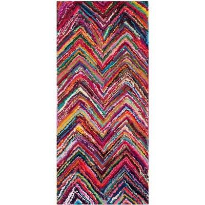 Safavieh Morgan Collection Hand-Tufted Cotton Chevron Area Rug 4 Safavieh Morgan Collection Hand-Tufted Cotton Chevron Area Rug - Image 2