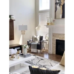 Safavieh Sauna Floor Lamp - Antique Gold Crystal & Metal Floor Lamp - LIT4515 7 Safavieh Sauna Floor Lamp - Antique Gold Crystal & Metal Floor Lamp - LIT4515 -Safavieh Furniture GUEST cc9b3f13 31dd 49e3 9de7 bdfb2ef2d8e0