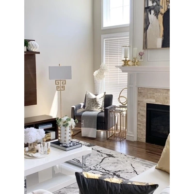 Safavieh Sauna Floor Lamp - Antique Gold Crystal & Metal Floor Lamp - LIT4515 5 Safavieh Sauna Floor Lamp - Antique Gold Crystal & Metal Floor Lamp - LIT4515 - Image 3