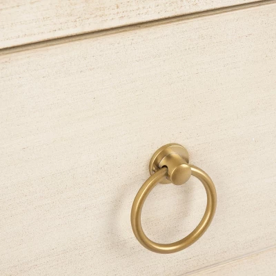 Safavieh Sadie 1-Drawer Nightstand in Navy with Gold Accents 10 Safavieh Sadie 1-Drawer Nightstand in Navy with Gold Accents - Image 8