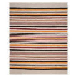 Safavieh Ericka Stripe Hand-Woven Cotton Flat Weave Rug -Safavieh Furniture GUEST ccc4569e 5e21 4046 a016 eb7b2c828f0e