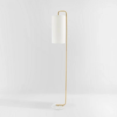 Safavieh Troilus 64-Inch Gold and White Marble Floor Lamp 3 Safavieh Troilus 64-Inch Gold and White Marble Floor Lamp
