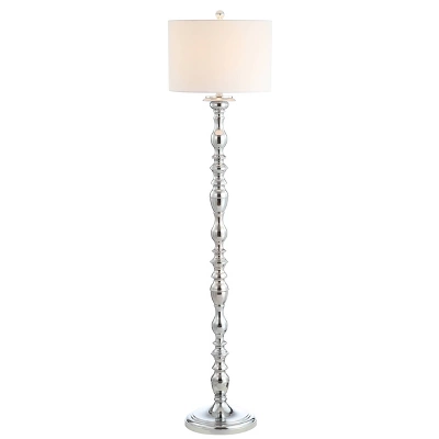 Safavieh Wilhelmina 62-inch Chrome Floor Lamp with LED Light Bulb 4 Safavieh Wilhelmina 62-inch Chrome Floor Lamp with LED Light Bulb - Image 2