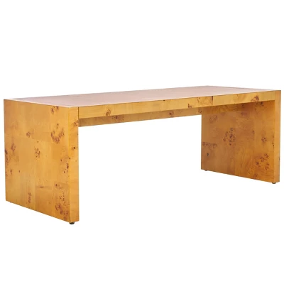 Safavieh Cella Burl Wood Coffee Table - Natural Rectangular Design 5 Safavieh Cella Burl Wood Coffee Table - Natural Rectangular Design - Image 3