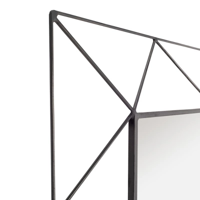 Safavieh Heath Decorative Rectangular Wall Mirror 4 Safavieh Heath Decorative Rectangular Wall Mirror - Image 2