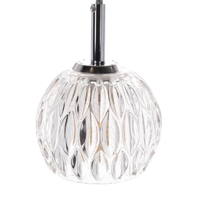 Lanson Pendant Chrome/Clear - Safavieh 9 Lanson Pendant Chrome/Clear - Safavieh - Image 7