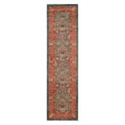Safavieh Veronica Floral Loomed Area Rug - Antique Inspired Runner -Safavieh Furniture GUEST d1b6a600 f3f8 4482 aa4b 623c625d2bac