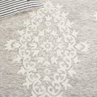 Safavieh Ebony EBN650 Handmade Tufted Wool & Cotton Area Rug 6 Safavieh Ebony EBN650 Handmade Tufted Wool & Cotton Area Rug - Image 4