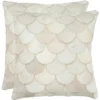 Elita Pillow (Set Of 2) - Multi/Cream - 18" X 18" - Safavieh 1 Elita Pillow (Set Of 2) - Multi/Cream - 18" X 18" - Safavieh -Safavieh Furniture GUEST d29803b6 a246 47a9 bd2a 5a0e27200b6d