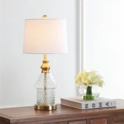 Safavieh Camden Table Lamp - Contemporary Textured Glass & Gold Finish 8 Safavieh Camden Table Lamp - Contemporary Textured Glass & Gold Finish -Safavieh Furniture GUEST d6cbaac4 8ad1 4a94 8cde 45c8b62093ad