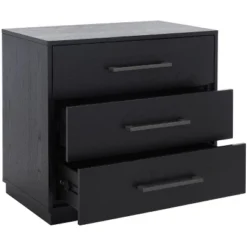 Mallory 3 Drawer Nightstand - SFV2119 - Safavieh Couture -Safavieh Furniture GUEST d8203935 d99c 4b86 963d 4262b1cefb83