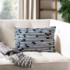 Safavieh Trena Navy and White Beaded Decorative Pillow -Safavieh Furniture GUEST dc05ba63 a739 4331 a2a0 366b01ddc895
