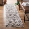 Safavieh Carmelita Boho Chic Berber Fringe Shag Rug - Cream/Navy