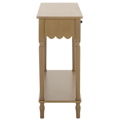 Haven 2 Drawer Small Console - CNS5738C - Brown - Safavieh 5 Haven 2 Drawer Small Console - CNS5738C - Brown - Safavieh - Image 3