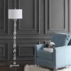 Safavieh Wilhelmina 62-inch Chrome Floor Lamp with LED Light Bulb -Safavieh Furniture GUEST df89c8e8 e1df 4c9d 8dd8 120cfb16ed45