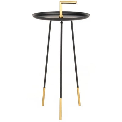Safavieh Delia Handle Side Table in Black and Gold 6 Safavieh Delia Handle Side Table in Black and Gold - Image 4