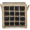 Safavieh Aziza 16-Bottle Wicker Wine Rack in Grey Finish -Safavieh Furniture GUEST e0e58395 751b 467a a7f5 81598787cb69