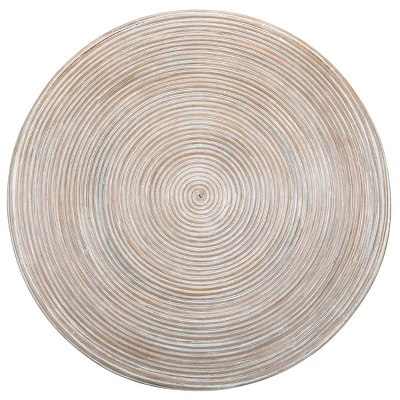 Safavieh Cristina Grey White Wash Rattan Coffee Table 4 Safavieh Cristina Grey White Wash Rattan Coffee Table - Image 2