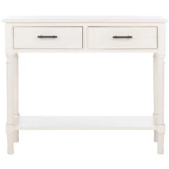 Safavieh Halton 2-Drawer Console Table with Turned Legs 32 Safavieh Halton 2-Drawer Console Table with Turned Legs -Safavieh Furniture GUEST e2c846c3 e900 469a 9328 c1c146252e4f